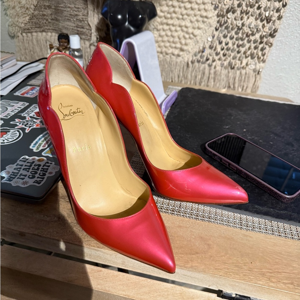 Christian Louboutin Vibrant Hot Pink Heels